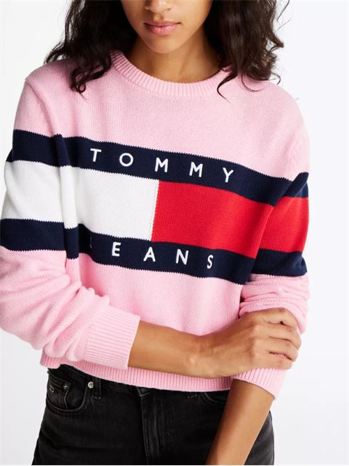 TJW CENTER FLAG SWEA TOMMY JEANS | DW0DW19335/TPF